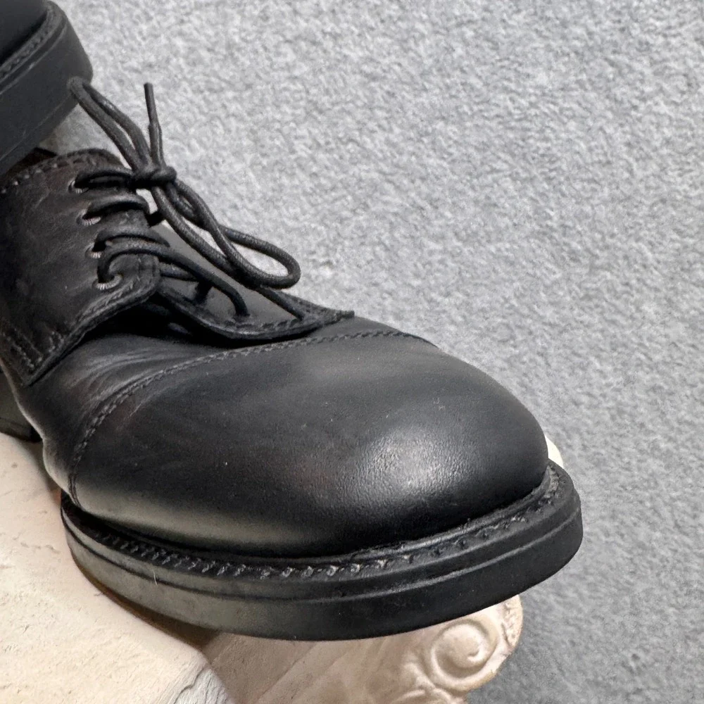 Dockers Mens Dress Shoes Black Leather Lace Up‎ Oxford Business Casual Size 12
